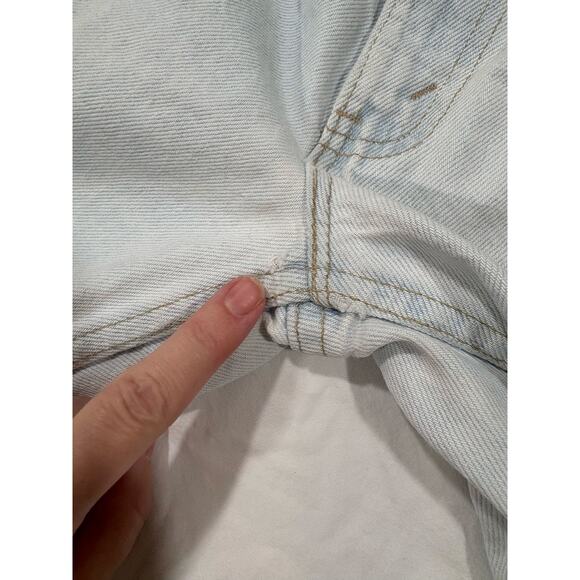 Vintage 90s 550 Levi’s Light Wash Denim Straight Leg Jeans Kids Size 9 Slim - Picture 10 of 13